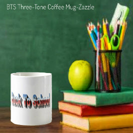 Caneca De Café BTS-Três Tons