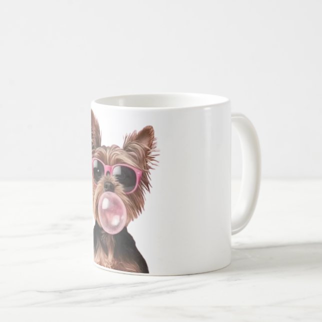 Caneca De Café Bubba Pup: The Funniest Bubblegum Dog Mug (Frente Esquerda)