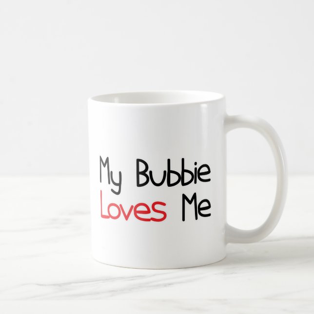 Caneca De Café Bubbie ama-me (Direita)