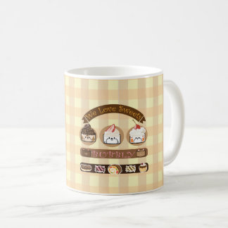 Caneca De Café Bubble e amigos adoram doces