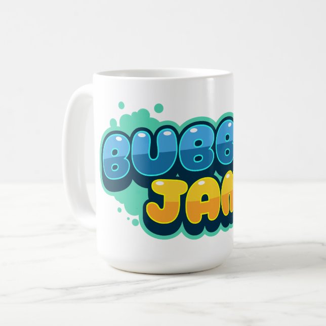 Caneca de Café Bubble Jam (Frente Esquerda)