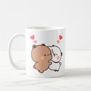 Caneca De Café Bubu e Dudu, Panda E Casal Do Urso Brownie
