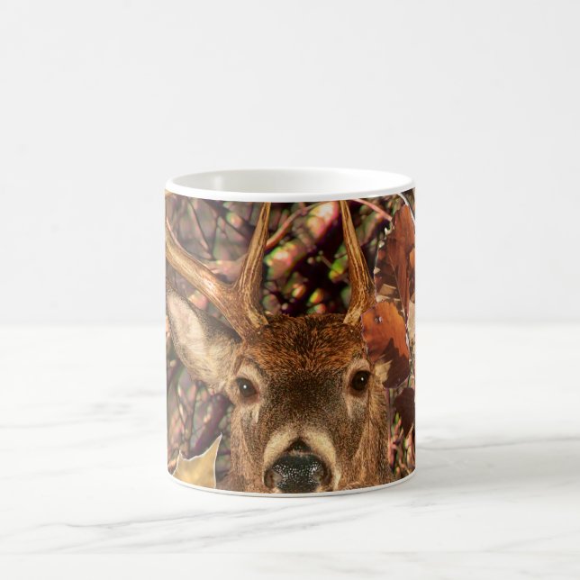 Caneca De Café Buck em Hunter Camo White Tail Deer (Centro)