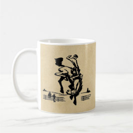 Caneca De Café Bucking Bronco Horse and Rider