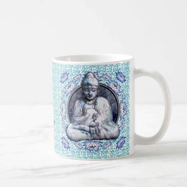 Caneca De Café Buddha Breathe (Direita)