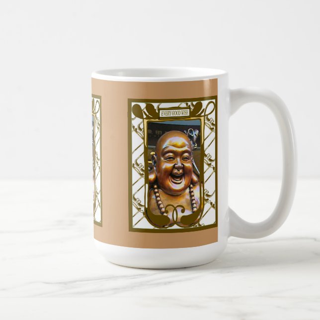 Caneca De Café Buddha de riso chinês (Direita)
