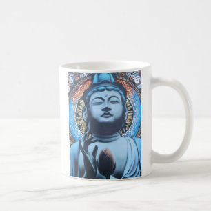 Caneca De Café Buddha no azul