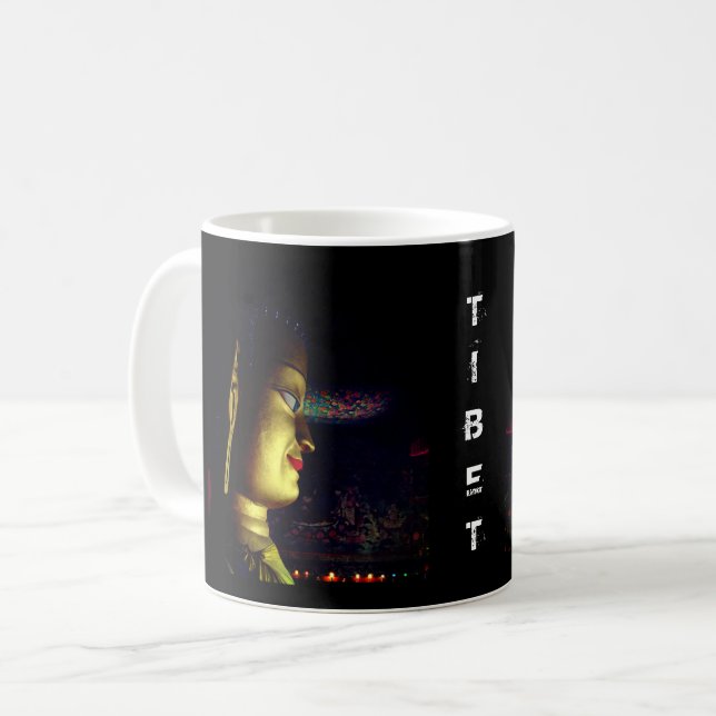 Caneca De Café Buddha Shakyamuni - os Himalayas, Dharma (Frente Esquerda)