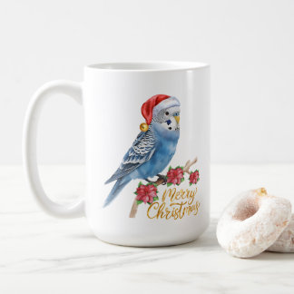 Caneca De Café Budgie Christmas