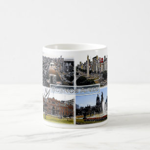 Caneca De Café Buenos Aires - Argentina - Mosaico -