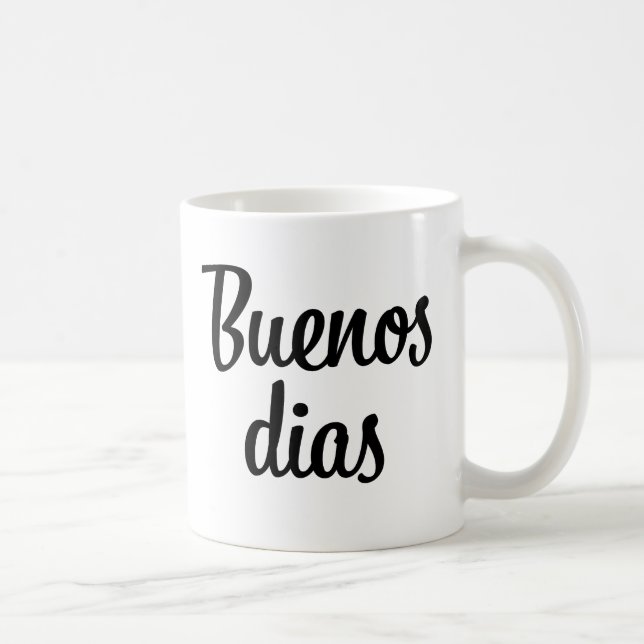 Caneca De Café Buenos dias (Direita)
