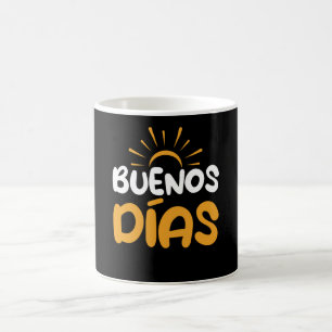 Caneca De Café Buenos Dias Spanish Good Morning