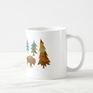 Caneca De Café Búfalo/bisonte