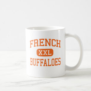 Caneca De Café - Búfalos - segundo grau francês - Beaumont Texa