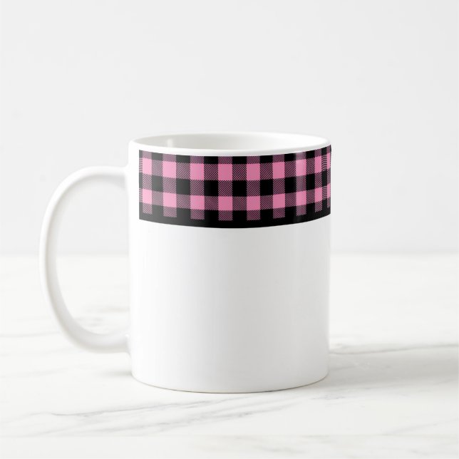 Caneca De Café Buffalo Plaid (Esquerda)