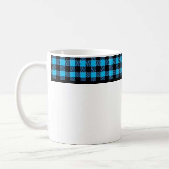 Caneca De Café Buffalo Plaid (Esquerda)