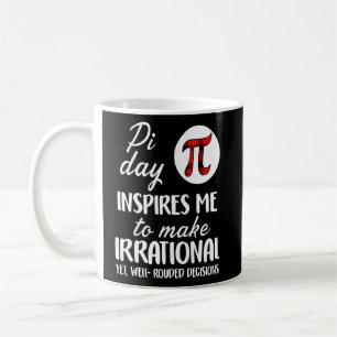 Caneca De Café Buffalo Xadrez Pi Símbolo Pi Dia Me Inspira Math L