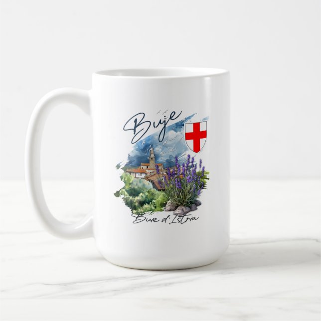 Caneca De Café Buje Croatia (Esquerda)