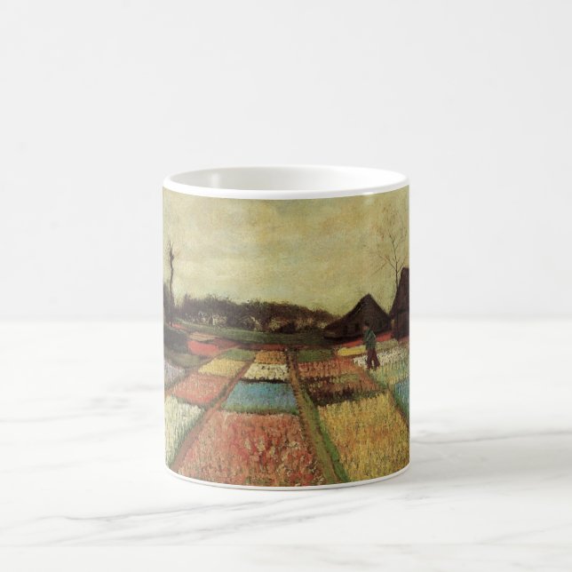 Caneca De Café Bulb Fields por Vincent van Gogh (Centro)