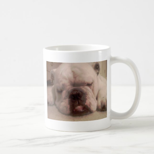 Caneca De Café Buldogue (Direita)