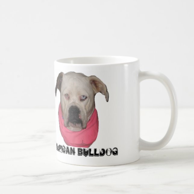 Caneca De Café Buldogue americano (Direita)