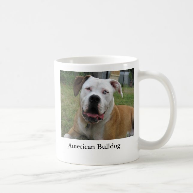 Caneca De Café Buldogue americano (Direita)