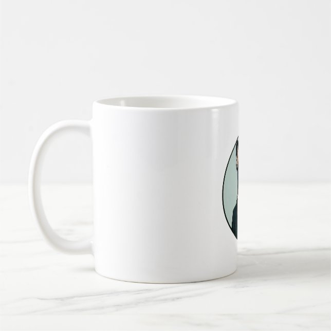 Caneca De Café Buldogue Francês (Esquerda)