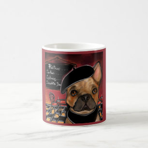 CANECA DE CAFÉ BULDOGUE FRANCÊS      