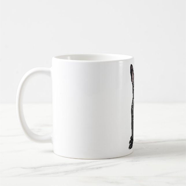 Caneca De Café Buldogue francês em Tuxedo (Esquerda)