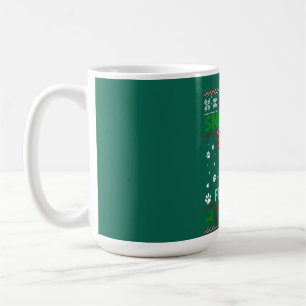 Caneca De Café Buldogue Francês Feio Natal Suor Xmas Pajama