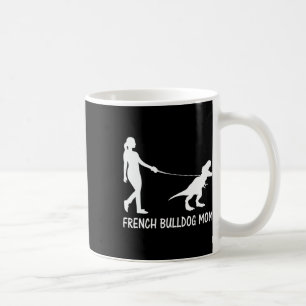 Caneca De Café Buldogue Mãe Francesa Mama Cachorro Dinossauro Mul