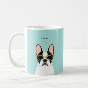 Caneca De Café Buldogue Mugs Francês
