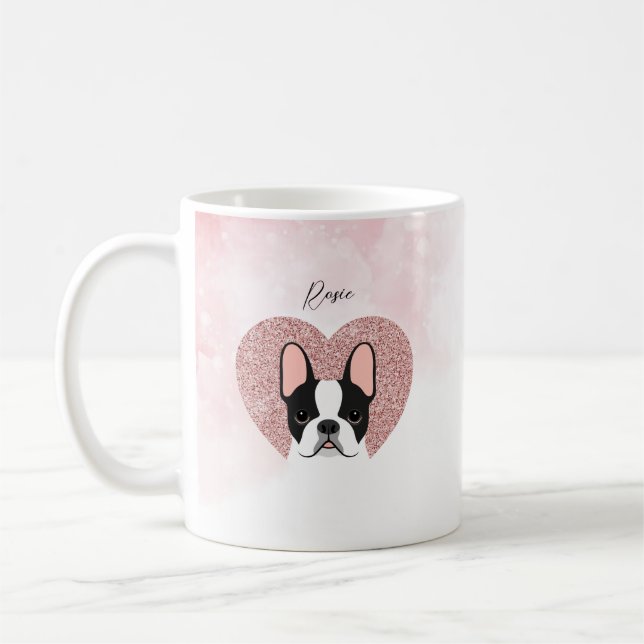 Caneca De Café Buldogue Mugs Francês (Esquerda)