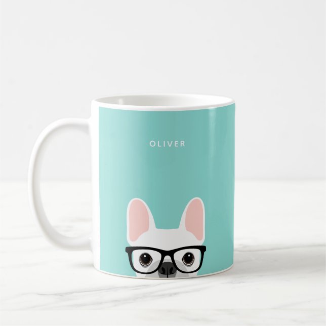 Caneca De Café Buldogue Mugs Francês (Esquerda)