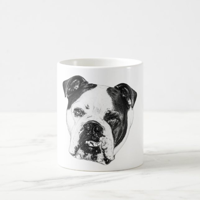Caneca De Café Buldogue Winter Morning Mug (Centro)