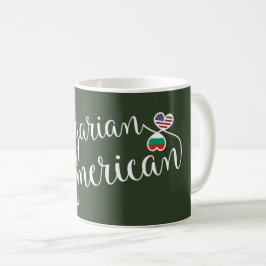 Caneca De Café Búlgaro Americano Entwined Hearts Mug