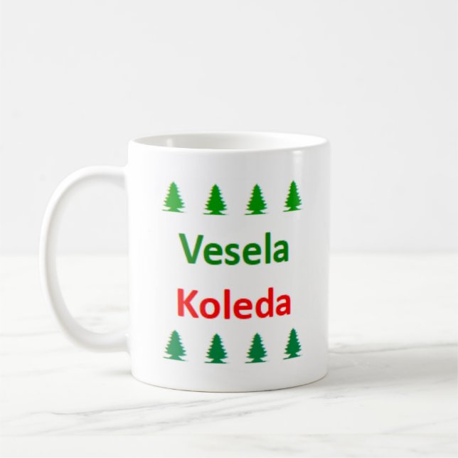 Caneca De Café búlgaro vesela koleda (Esquerda)