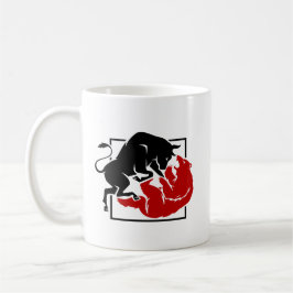 Caneca De Café Bull and Bear Market Custom