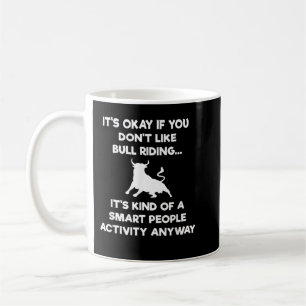 Caneca De Café Bull Ridinghirt Gift - Rode-Cavaleiro Inteligente