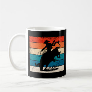 Caneca De Café Bull Rodeo Bull Riders Western Ranch Retro