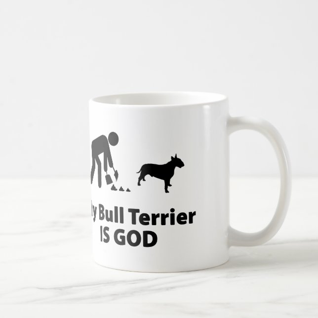 Caneca De Café Bull terrier (Direita)