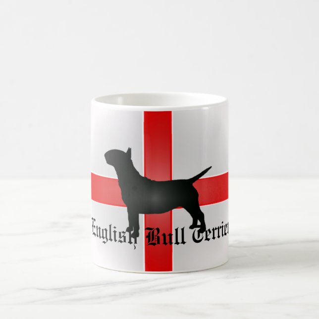 Caneca De Café Bull Terrier 325 ml Clássico de Mug Branco (Centro)