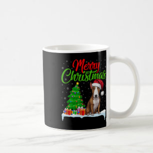 Caneca De Café Bull Terrier Cachorro Árvore de Natal Luz Engraçad