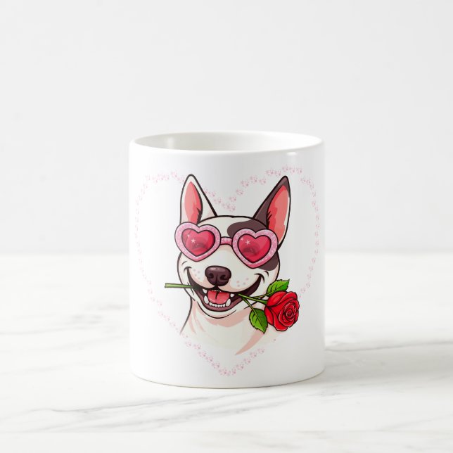 Caneca De Café Bull terrier feliz (Centro)