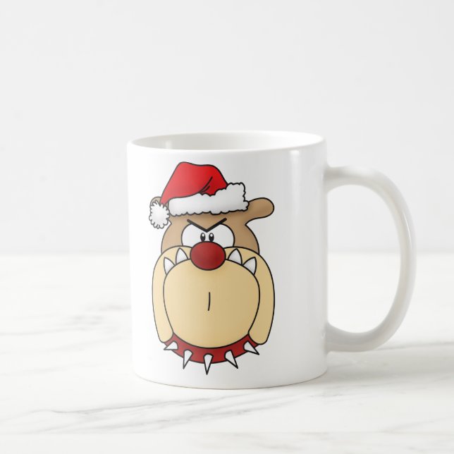 Caneca de Café Bulldog Bah Humbug (Direita)