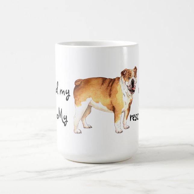 Caneca De Café Bulldog de Emergência (Centro)