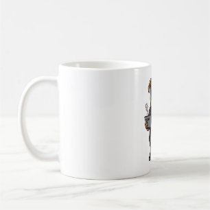 Caneca De Café Bulldog Empresarial � Cachorro Divertido no Escrit