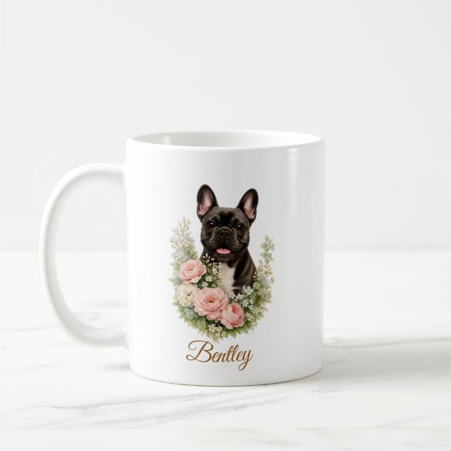 Caneca De Café Bulldog Francês (Esquerda)