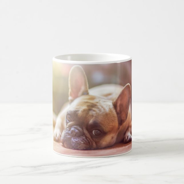 Caneca De Café Bulldog francês 11 oz Mug (Centro)