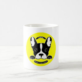 Caneca De Café Bulldog Francês - Cães Bons